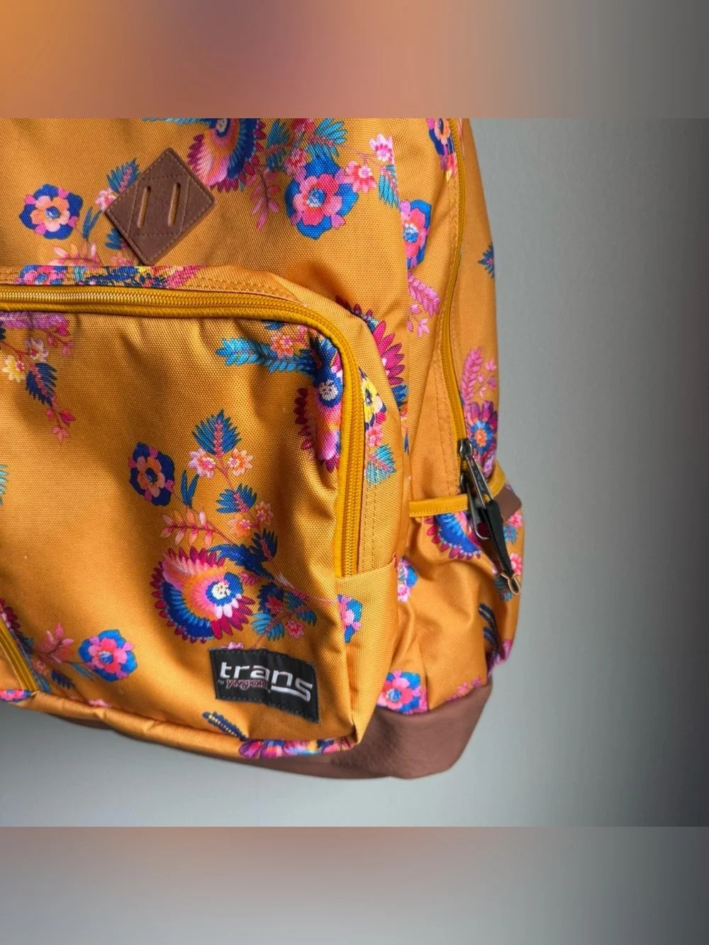Trans by JanSport 18” Dakoda Backpack - Golden Harvest with 15” Laptop Sleeve